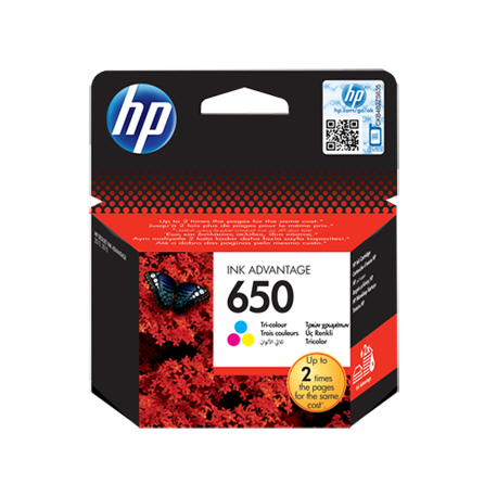 HP 650 RENKLİ ORJİNAL KARTUŞ HP CZ102A