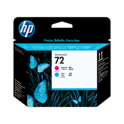 HP 72 - C9383A Macenta ve Camgöbeği DesignJet Orijinal Baskı Kafası