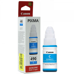 Canon GI-490C Mavi Orijinal Mürekkep Şişesi (70ml) 0664C001