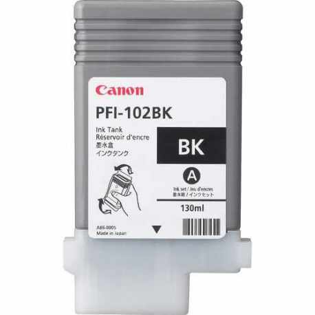 CANON PFI-102BK (130ml) Siyah Orijinal Mürekkep Kartuşu