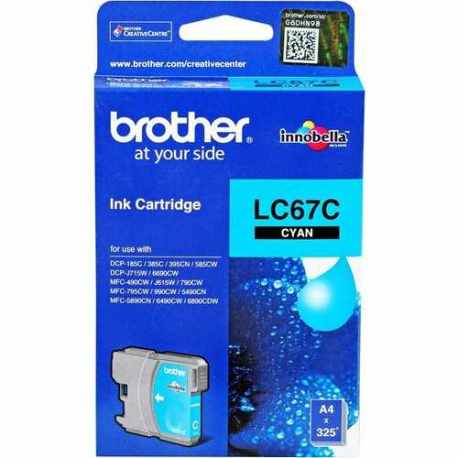 BROTHER LC67C Cyan Orijinal Mürekkep Kartuşu LC-67 C