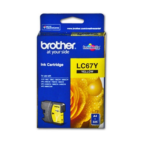 BROTHER LC67Y Sarı Orijinal Mürekkep Kartuşu LC-67 Y