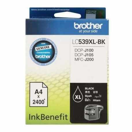 BROTHER LC-539XL-BK Siyah Orijinal Mürekkep Kartuşu LC539XL BK