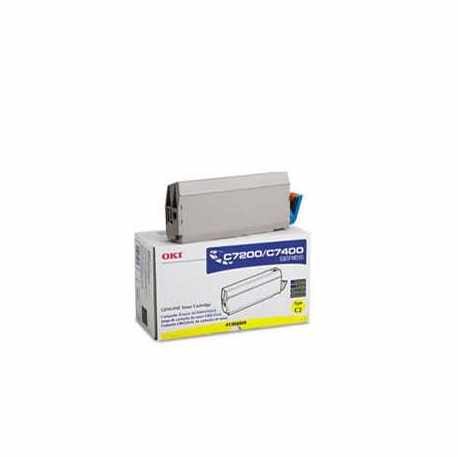 Oki 41304285 C7200 Y Sarı Orijinal Laser Toner Kartuşu