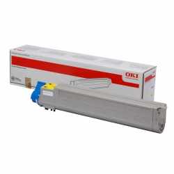 Oki 43837133 C9655 Y Sarı Siyah Orijinal Laser Toner Kartuşu