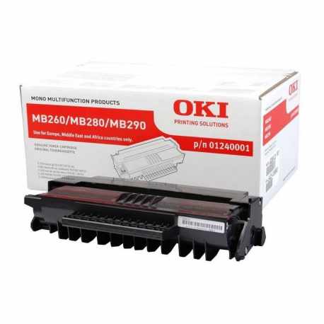 Oki 01240001 MB260 BK Siyah Yüksek Kapasiteli Orijinal Laser Toner Kartuşu