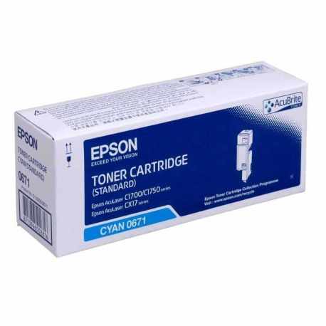 Epson CX-17 C Mavi Orijinal Laser Toner Kartuşu C13S050671