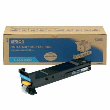 Epson CX-28 C Mavi Orijinal Laser Toner Kartuşu C13S050492