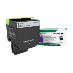 Lexmark CS417 - 71B5HK0 BK Siyah Orijinal Yüksek Kapasiteli Laser Toner Kartuşu
