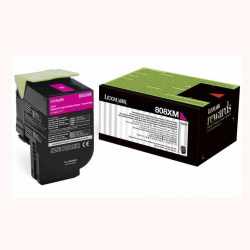 Lexmark CX510 - 80C8XM0 M Kırmızı Orijinal Extra Yüksek Kapasiteli Laser Toner Kartuşu