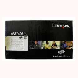 Lexmark E321 - 12A7405 BK Siyah Orijinal Yüksek Kapasiteli Laser Toner Kartuşu