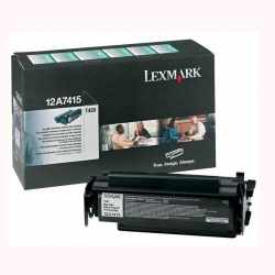 Lexmark Optra T420 - 12A7415 BK Siyah Orijinal Yüksek Kapasiteli Laser Toner Kartuşu