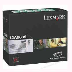 Lexmark T520 - 12A6835 BK Siyah Orijinal Yüksek Kapasiteli Laser Toner Kartuşu