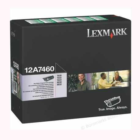 Lexmark T630 - 12A7460 Siyah Orijinal Laser Toner Kartuşu