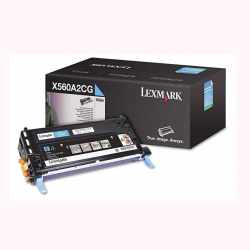 Lexmark X560 - X560A2CG C Mavi Orijinal Laser Toner Kartuşu