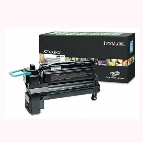 Lexmark X792 - X792X1KG BK Siyah Orijinal Yüksek Kapasiteli Laser Toner Kartuşu