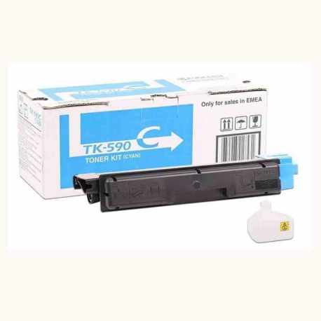 Kyocera Mita TK-590 (FS-C5250D) C Mavi Orijinal Toner Kartuşu