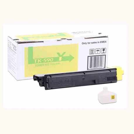 Kyocera Mita TK-590 (FS-C5250D) Y Sarı Orijinal Toner Kartuşu