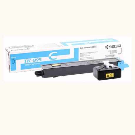 Kyocera Mita TK-895 C Mavi Orijinal Toner Kartuşu