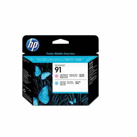 HP 91 - C9462A Açık Macenta ve Açık Camgöbeği DesignJet Orijinal Baskı Kafası