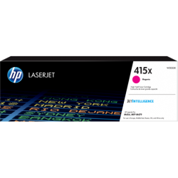 HP 415X - W2033X Yüksek Kapasiteli Kırmızı / Magenta / Macenta Orijinal LaserJet Toner 415 X