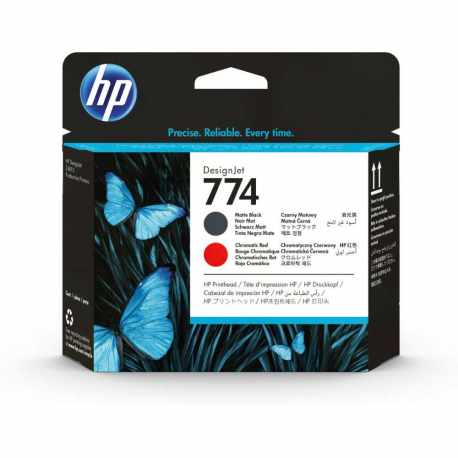 HP 774 - P2V97A DesignJet Mat Siyah/Kromatik Kırmızı Baskı Kafası