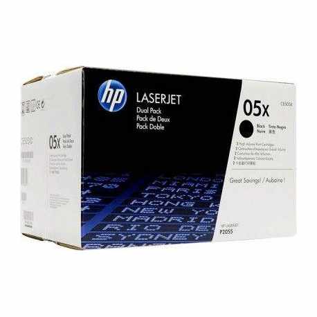 HP CE505XD SİYAH ORİJİNAL SIFIR TONER DUAL PACK - ÇİFTLİ PAKET 05XD